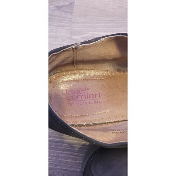 DEXTER Comfort Shoes -‎ Oxford Gray Suede Lace Up with Memory Foam Men's Size 9 - Picture 12 of 13
